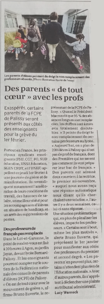 Article la depeche non remplacements des profs site internet 1 1